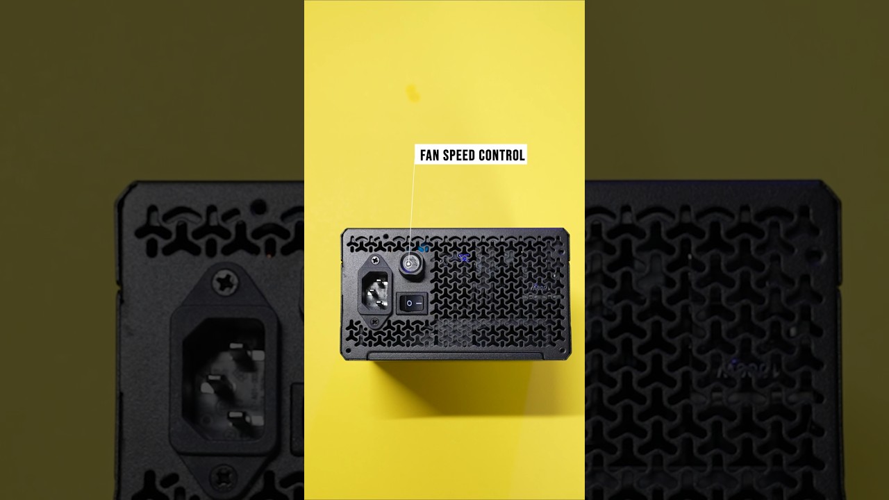 Why Does my Corsair PSU Have a Knob at the Back? #corsair #psu #pcbuild