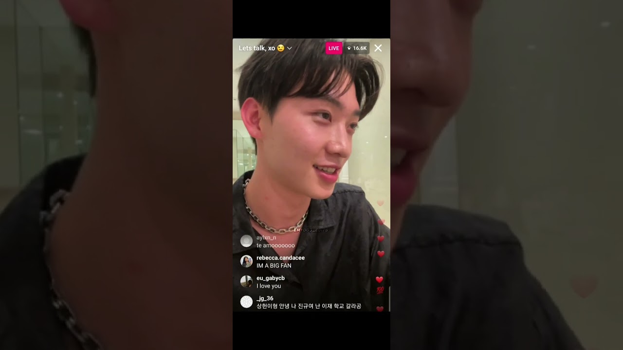 sang heon lee Instagram live June 13, 2023