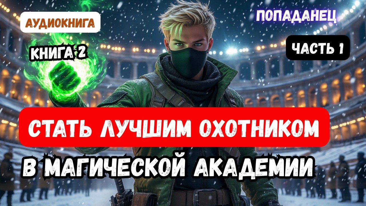 АУДИОКНИГА | ПОПАДАНЦЫ |  Охотник монстров в академии приручения | ЮМОР ФЭНТЕЗИ | КНИГА 2 | 1
