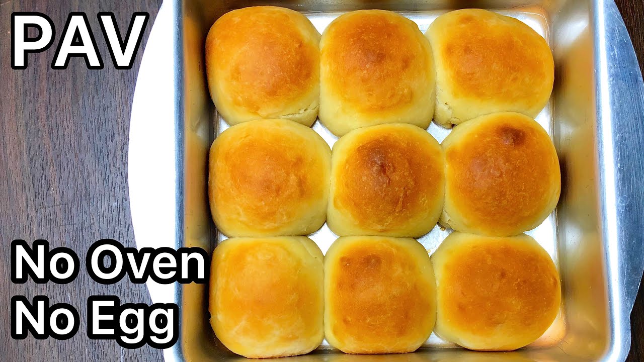 Pav Recipe | Eggless & Without Oven | Ladi Pav Recipe | Homemade Pav Bread Recipe
