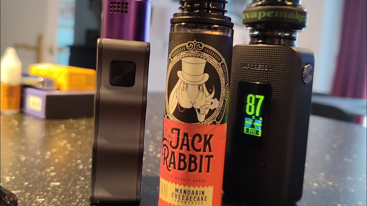 Jack Rabbit Vapes, Mandarin Cheesecake,70/30 vg pg 😋