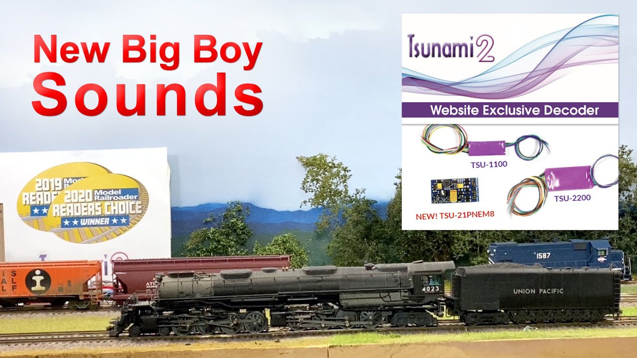 New Tsunami2 Decoders for Big Steam Locomotive like the Big Boy #4014
