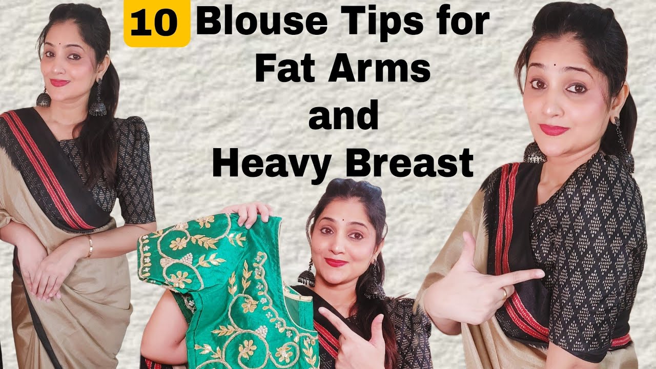Blouse Hacks For Fat Arms || Saree Tips || Latest blouse design 2025