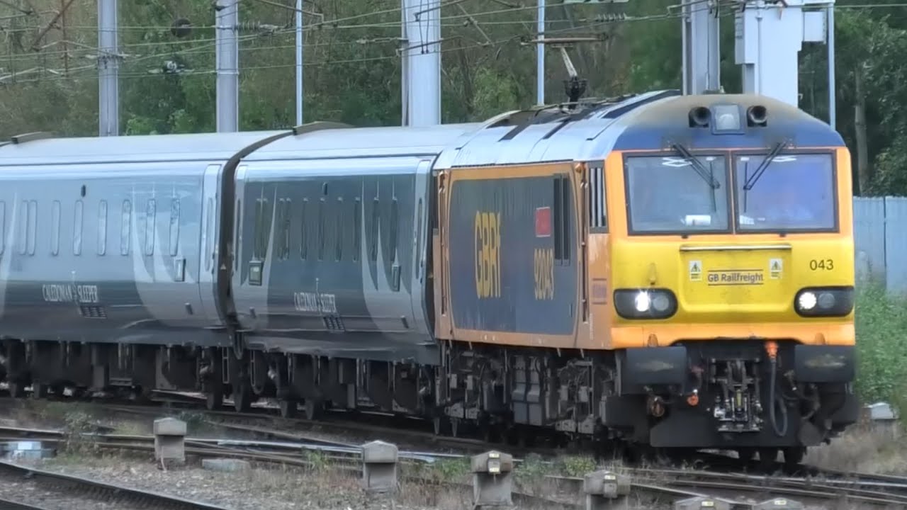 Fantastic Afternoon At Carlisle Cancelled Caledonian Sleeper Train nuclear Flask Train 2/10/24 WCML