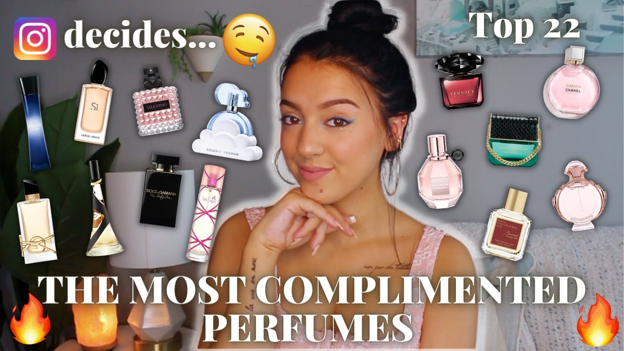 🤤😍THE TOP 22 MOST COMPLIMENTED PERFUMES ACCORDING TO YOU! INSTAGRAM CHOOSES!😍