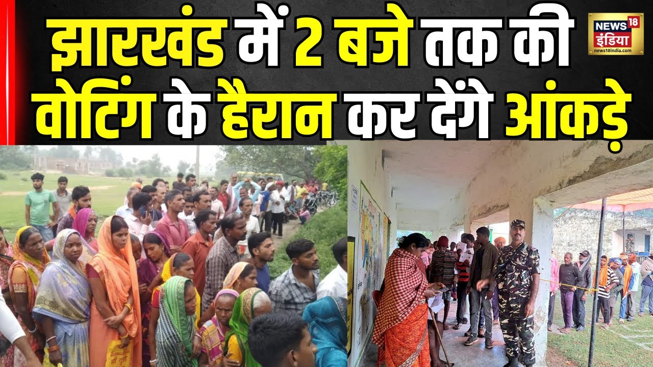 Jharkhand Election : 2 बजे तक कितने प्रतिशत हुआ मतदान ? | CM Hemant | Babulal Marandi