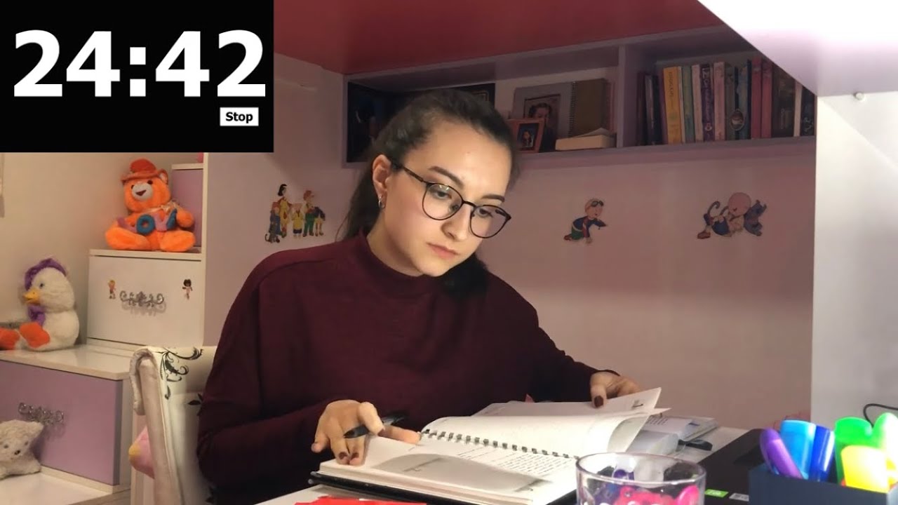 Benimle 1 Saat Ders Çalış | Pomodoro Tekniği İle