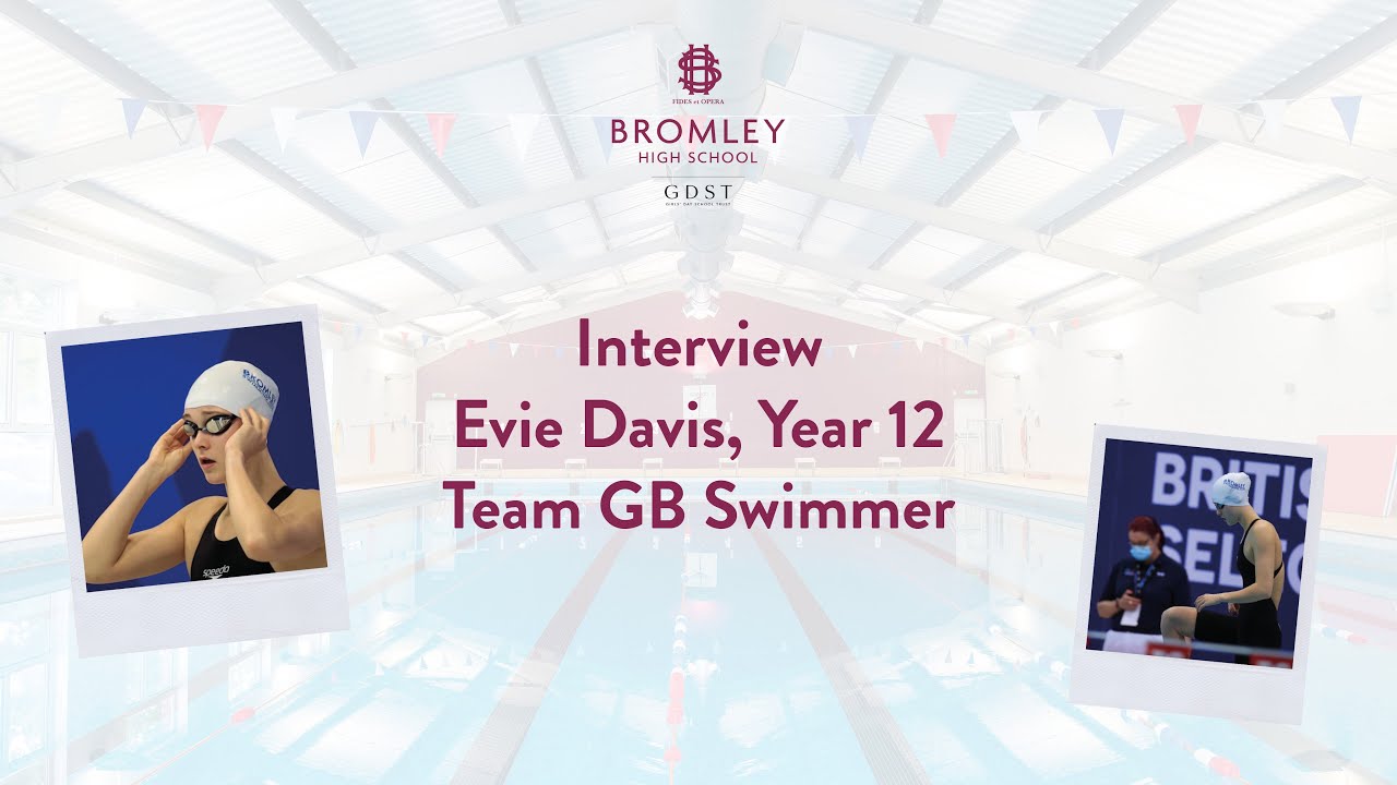 Interview with Year 12 pupil Evie, Team GB Swimmer