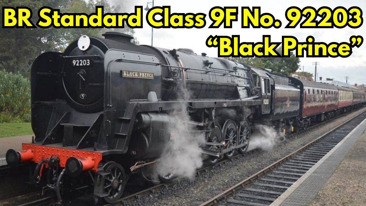 The awe-inspiring story of BR Standard Class 9F No. 92203 &mdash; better known as &ldquo;Black Prince&rdquo; #fyp