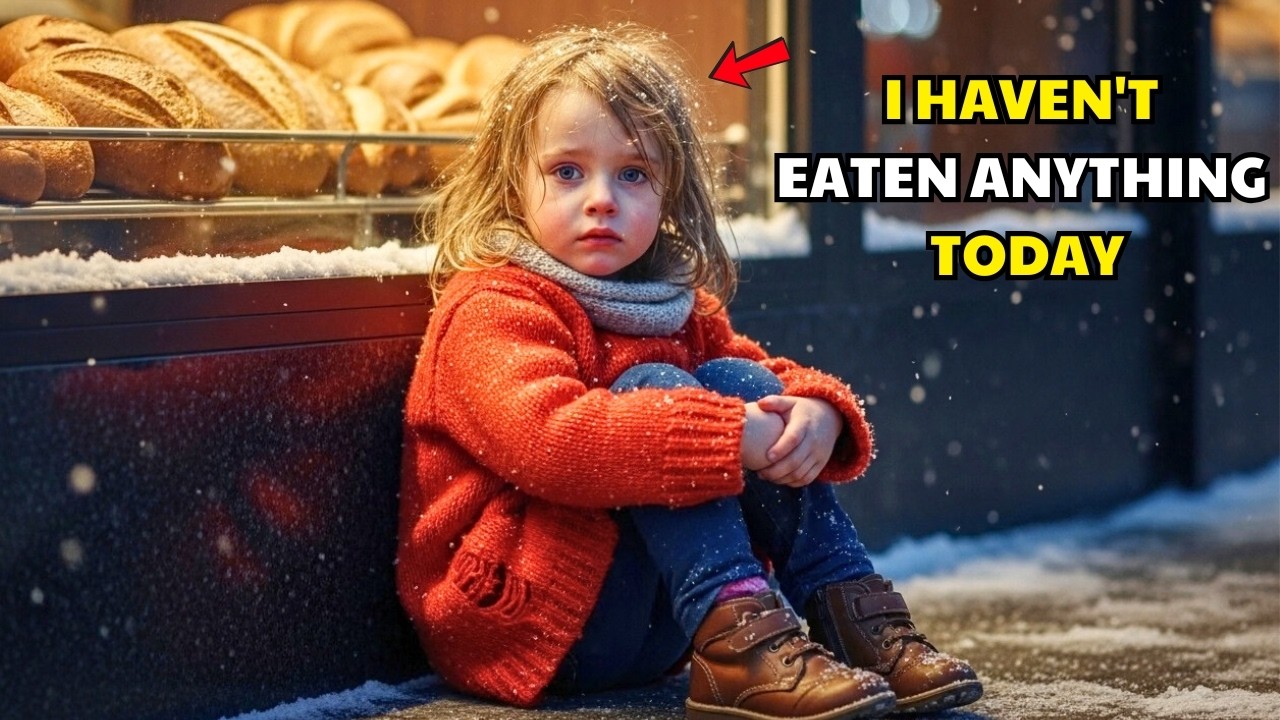A BILLIONAIRE SAW A POOR LITTLE GIRL OUTSIDE A BAKERY, WHISPERING, ‘I HAVEN’T EATEN TODAY’—AND THEN…