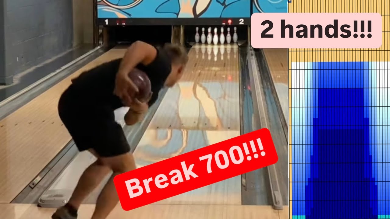 Can I break 700 on a house pattern… 2 handed!!!