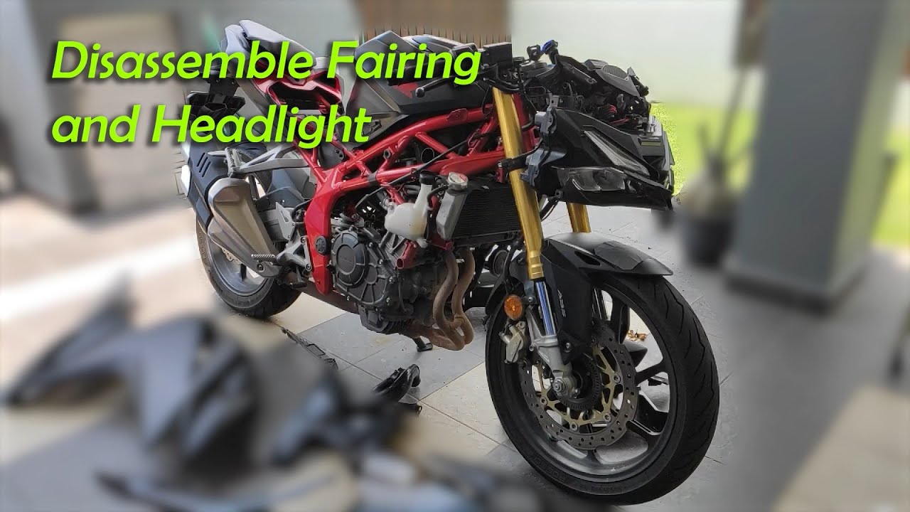 Disassemble Fairing and Headlight (CBR250RR v1)