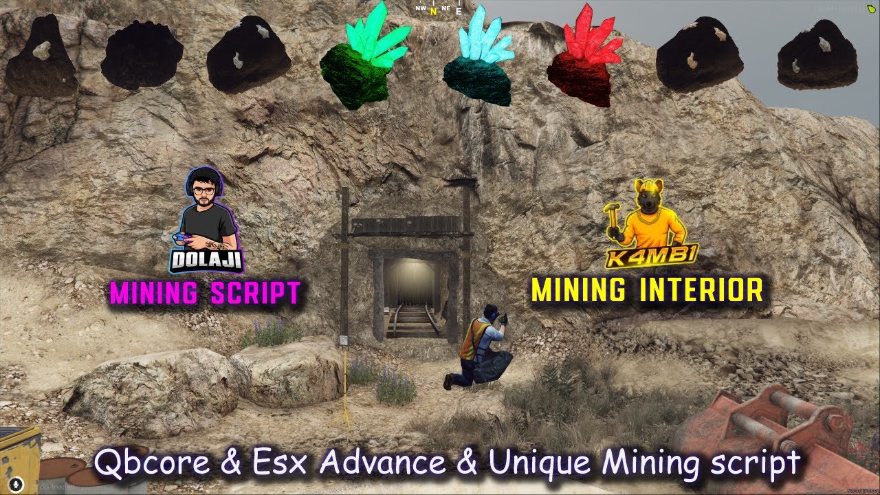FiveM Realistic Cave Mining | QBCore & ESX Mining