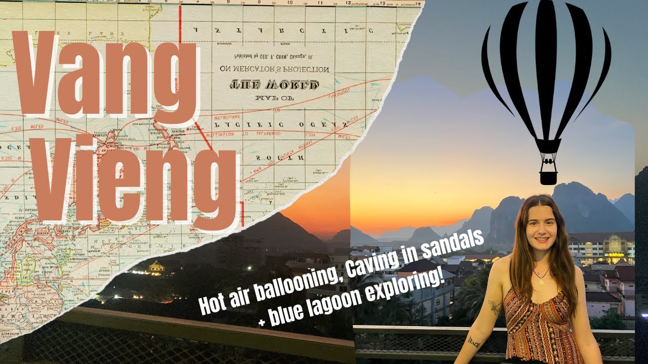CHEAPEST HOT AIR BALLOON RIDE IN THE WORLD!!! Vang Vieng Vlog
