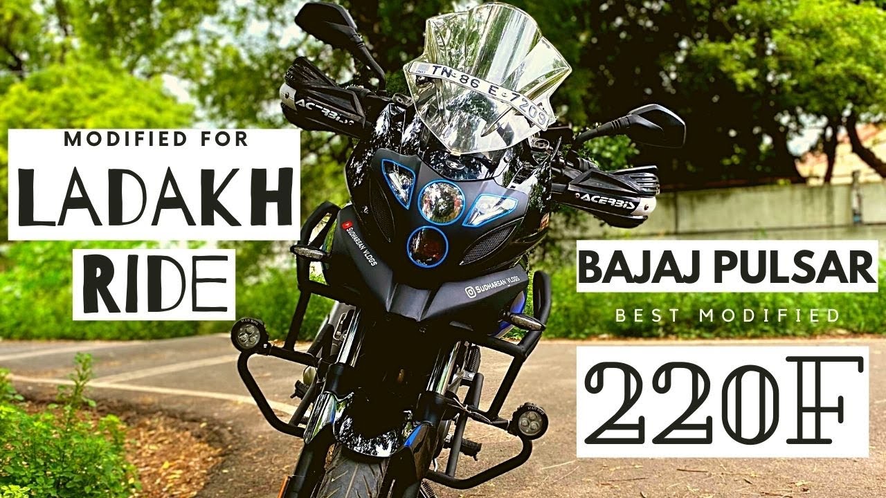Modified Bajaj Pulsar 220f ADV | Ladakh Ride 2021 | Adventure Tourer | Sudharsan Vlogs
