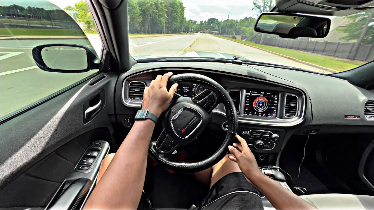 DODGE CHARGER SCATPACK GOING WILD POV ! ** Raw Footage **