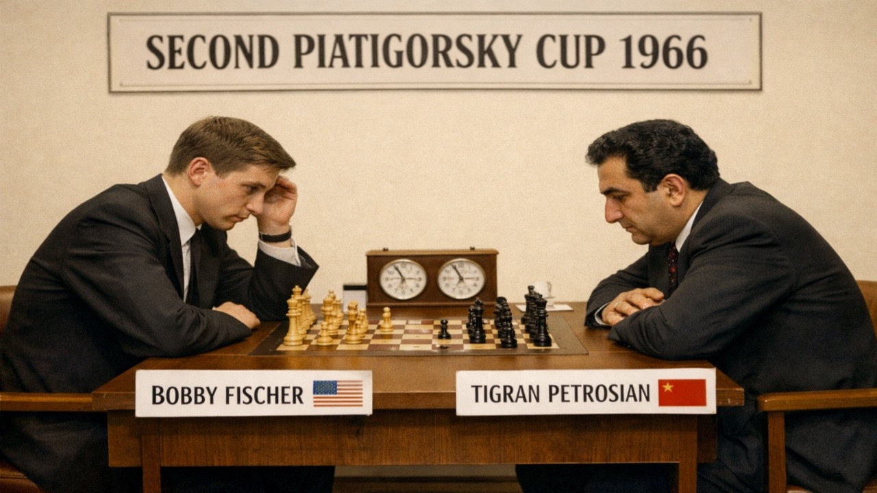 Bobby Fischer vs Tigran Petrosian - Second Piatigorsky Cup, 1966