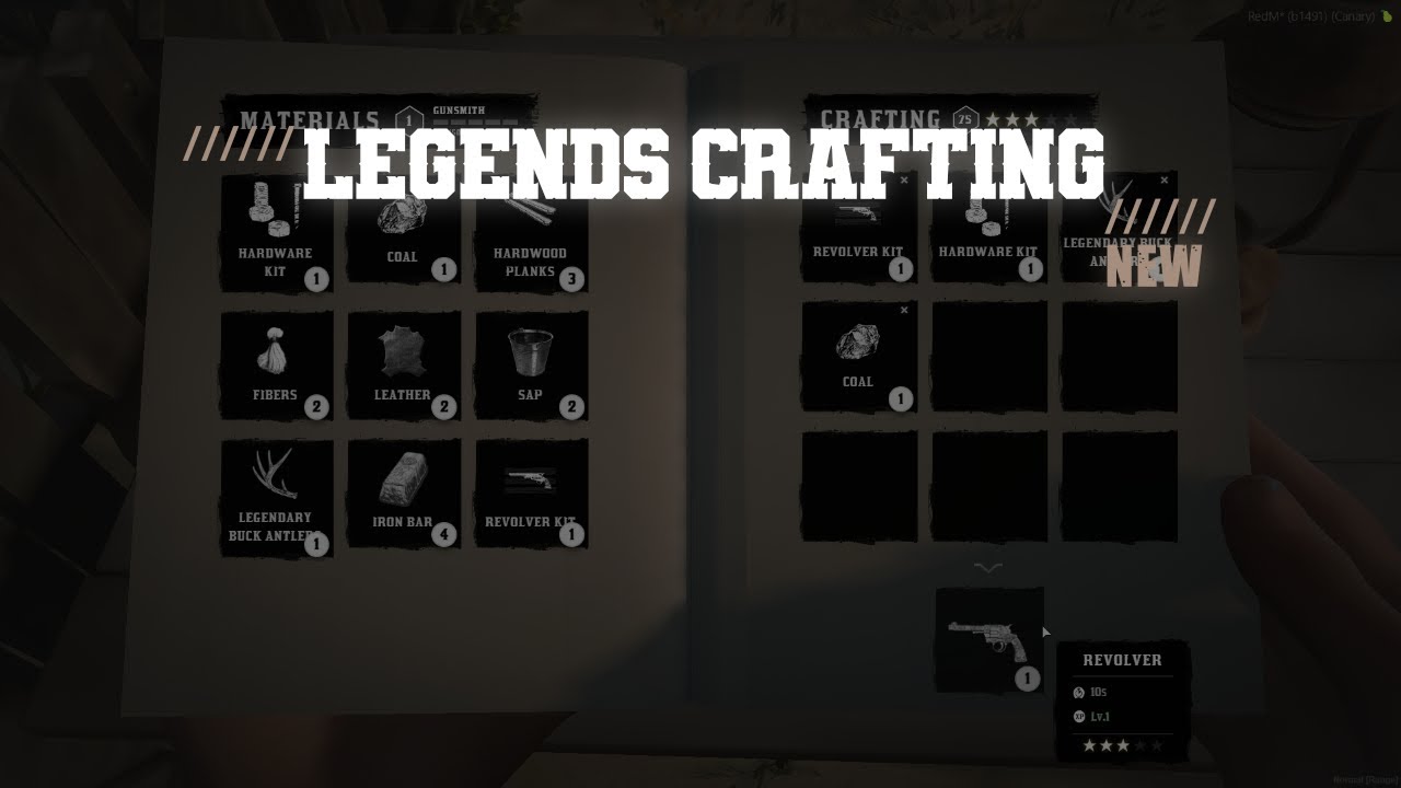 LR-CraftingBook | Advanced Crafting System for RedM/VORP | Drag & Drop UI
