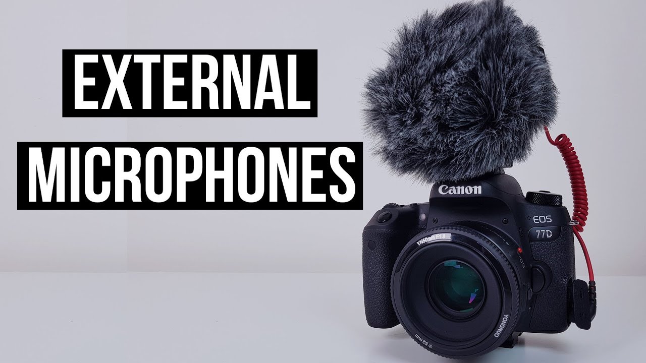 Canon 77D Guide: Using External Microphones 🎙🎤