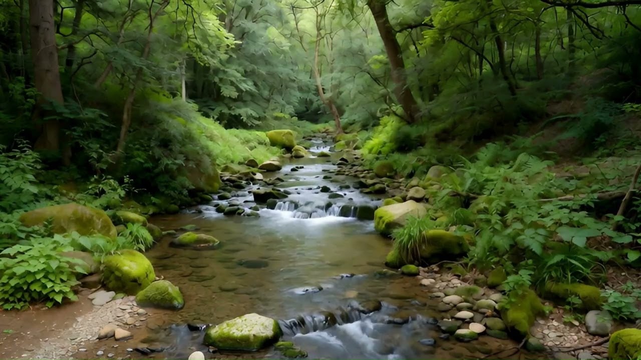 🧘😴🎵 15 – Silent Forest Breathing – 1 Hour, Calm Meditation Music, Birds & Water - Deep Relax & Sleep