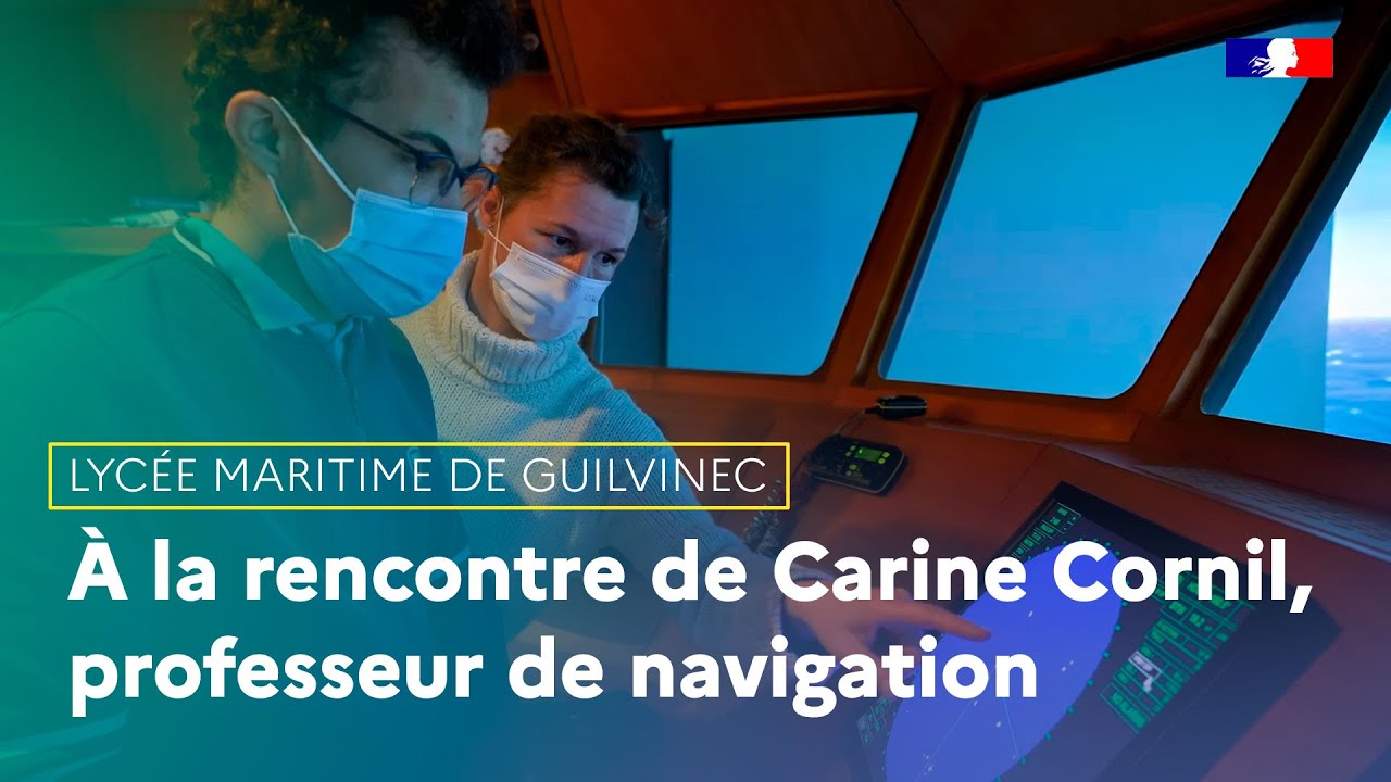 Lycée maritime de Guilvinec : à la rencontre de Carine Cornil, professeur de navigation