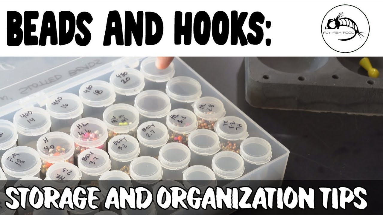 Bead and Hook Organization tips for Fly Tying