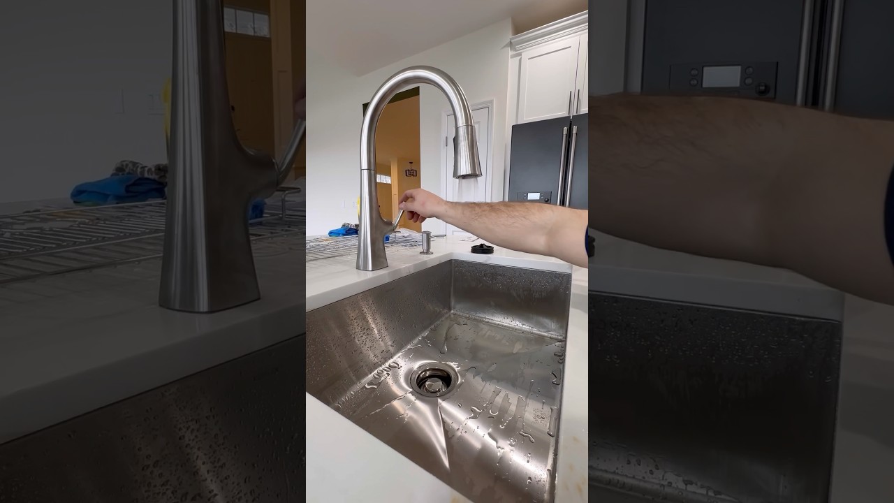 How to install a Kohler kitchen faucet #plumberjohn #kitchen #faucet et
