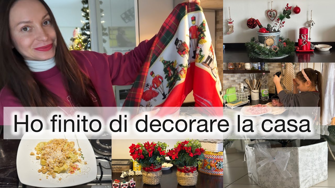 Ho finito di decorare la casa per Natale 🎄♥️Stasera sugo bianco di tacchino 