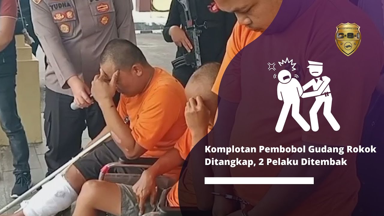 Komplotan Pembobol Gudang Rokok Ditangkap, 2 Pelaku Ditembak