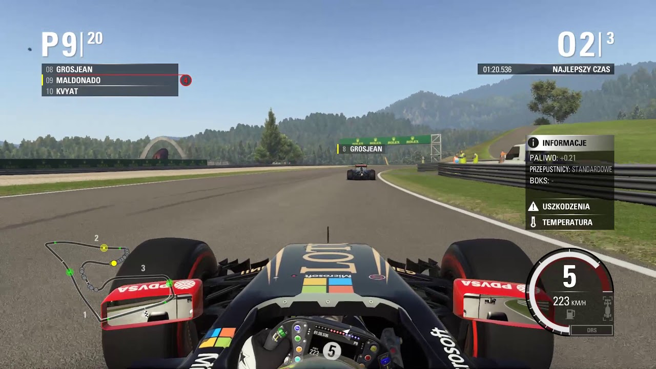 F1 2015 Gameplay | Pastor Maldonado, Lotus | Austria | 3 lap race