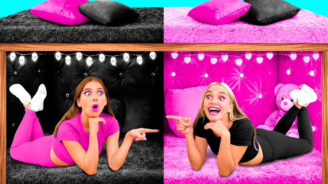 غرف سرية تحت السرير | ريتش vs كسر مواقف مضحكة Challenge Fun