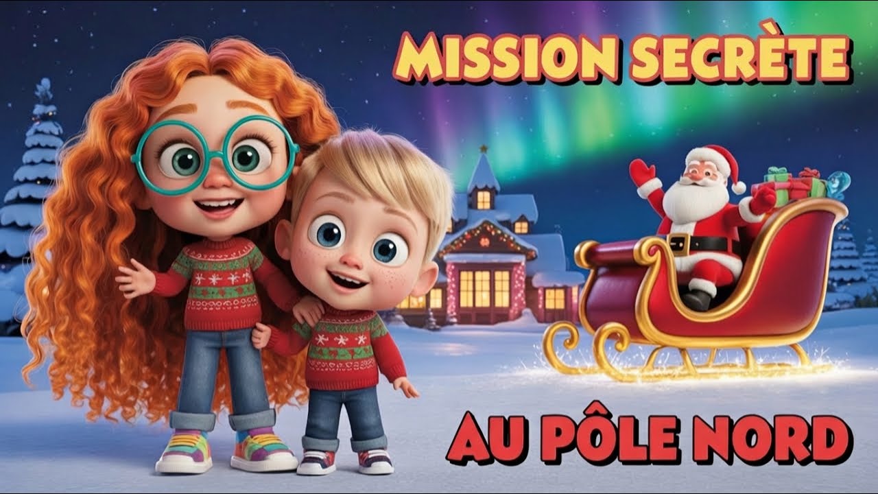 🎅 La Mission Secrète de Roussinette au Pôle Nord | Conte de Noël Magique ✨