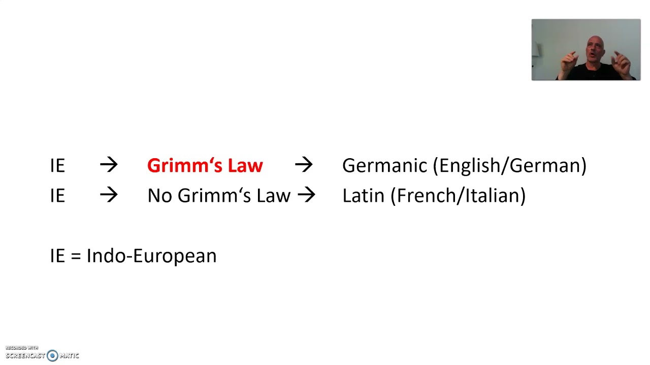 Grimm's Law 1