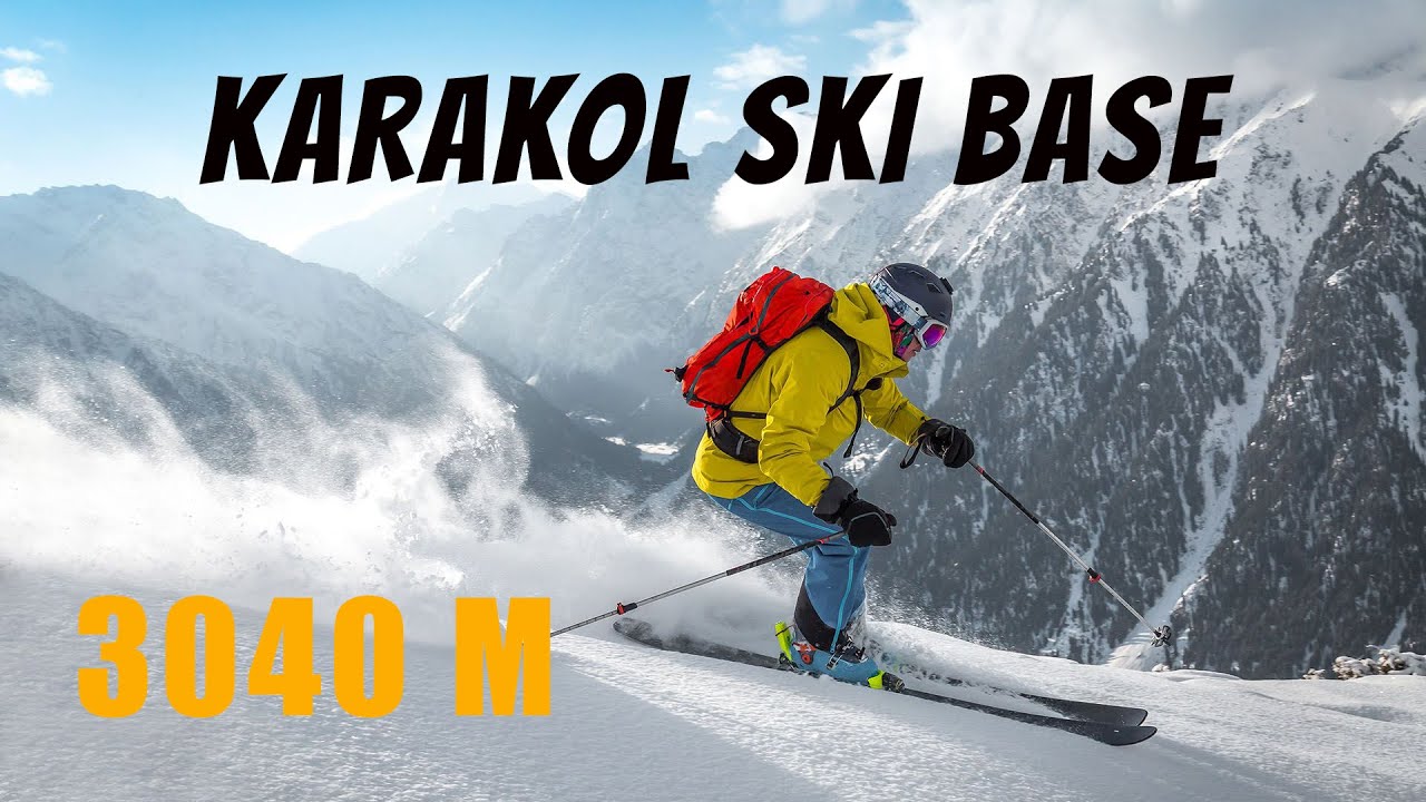 Skiing The STEEPEST Runs At Karakol Ski Base Kyrgyzstan