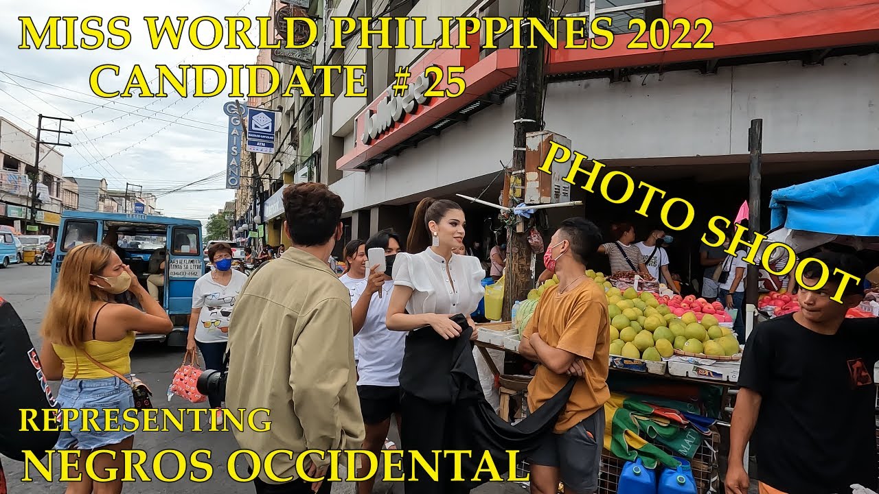 PHOTO SHOOT NG PAMBATO NG NEGROS OCCIDENTAL SA MISS WORLD PHILIPPINES 2022 | GWENDOLYNE FOURNIOL