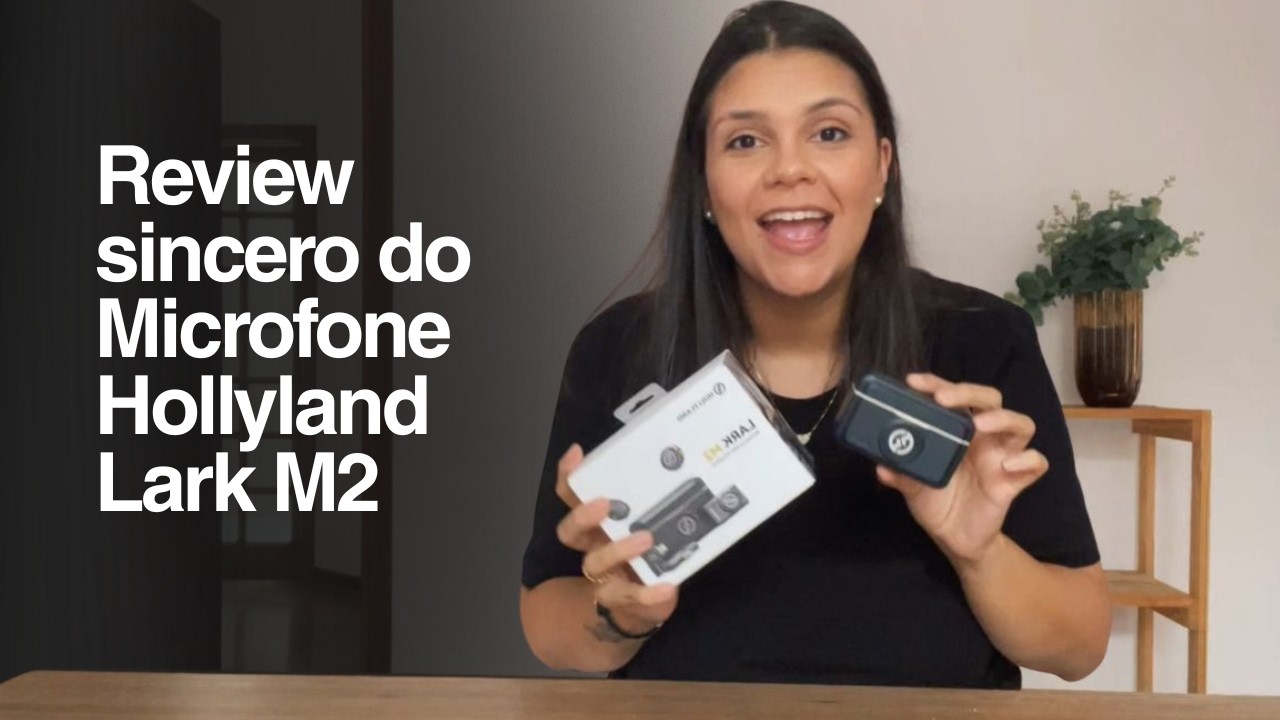 O QUE EU ACHEI DO MICROFONE LAPELA HOLLYLAND LARK M2? REVIEW SINCERO