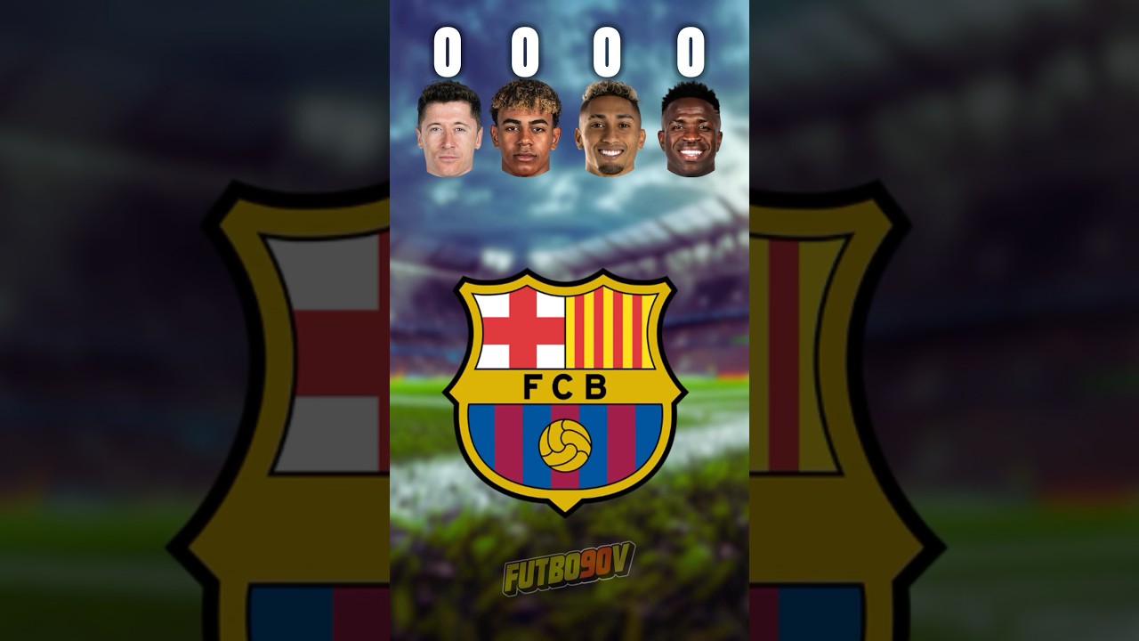 Левандовски 🆚 Ламин Ямал 🆚 Рафинья 🆚 Винисиус-младший #fcbarcelona #футбол #шорты