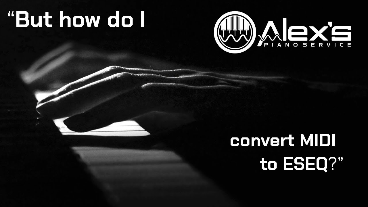 Putting MIDI Files onto your Disklavier with Nalbantov