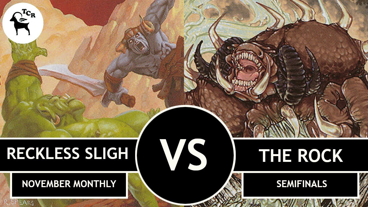 Reckless Sligh vs The Rock - Premodern Monthly Open November 2021 Semifinals