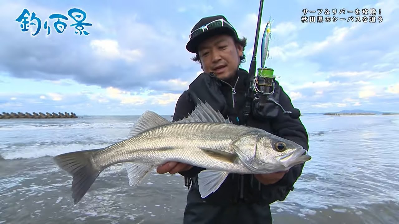 【釣り百景】#364 サーフ&リバーを攻略！秋田県のシーバスを追う