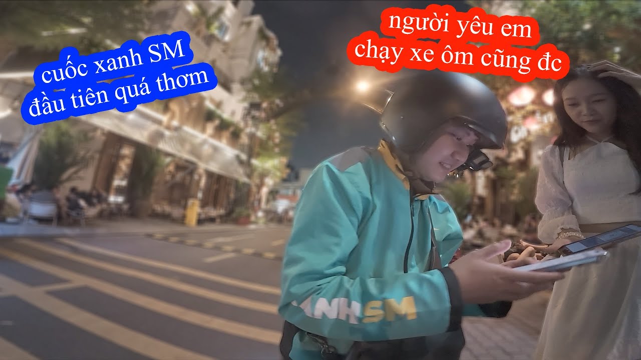 Lại Thêm Một Em 2k3 Muốn Yêu Anh Xe Ôm | Cuốc Xanh SM Đầu Tiên