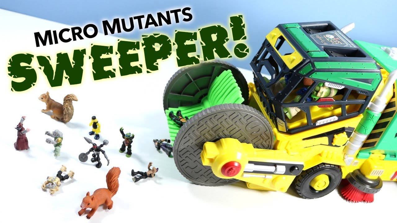 Teenage Mutant Ninja Turtles Micro Mutants Sweeper Ops Vehicle Playset Review