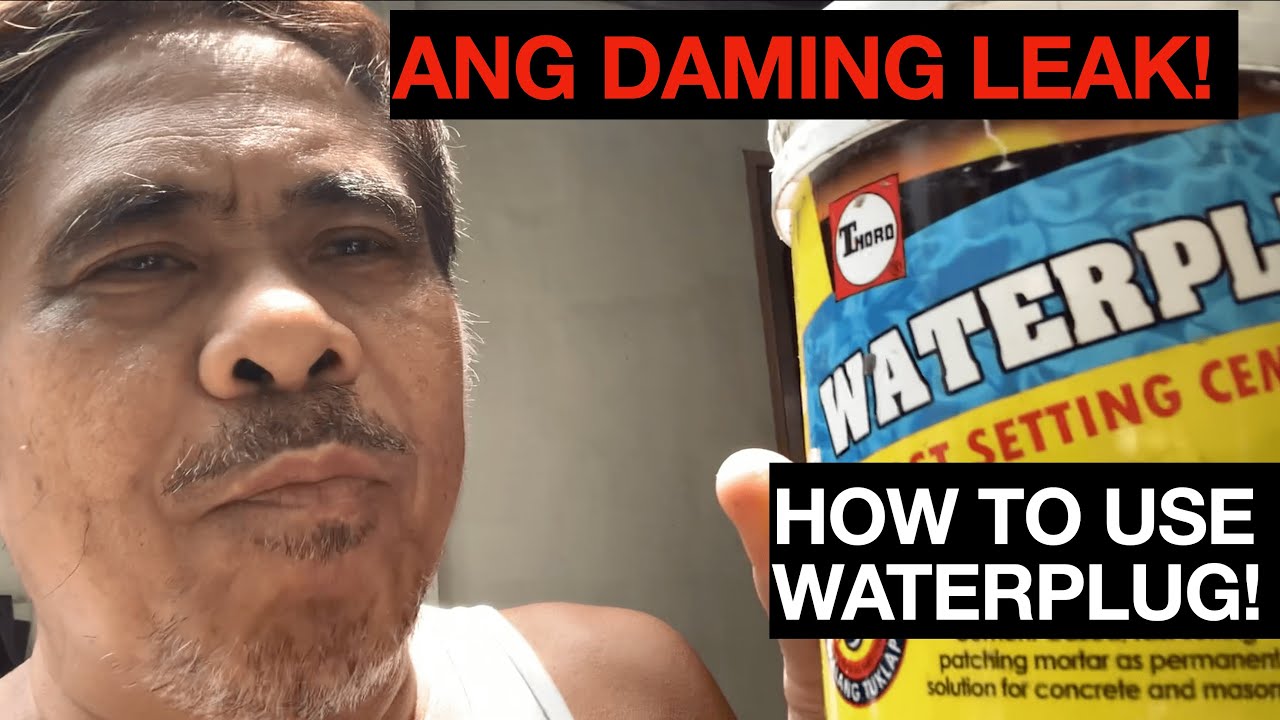 Paano magrepair ng water leaks gamit ang WATERPLUG