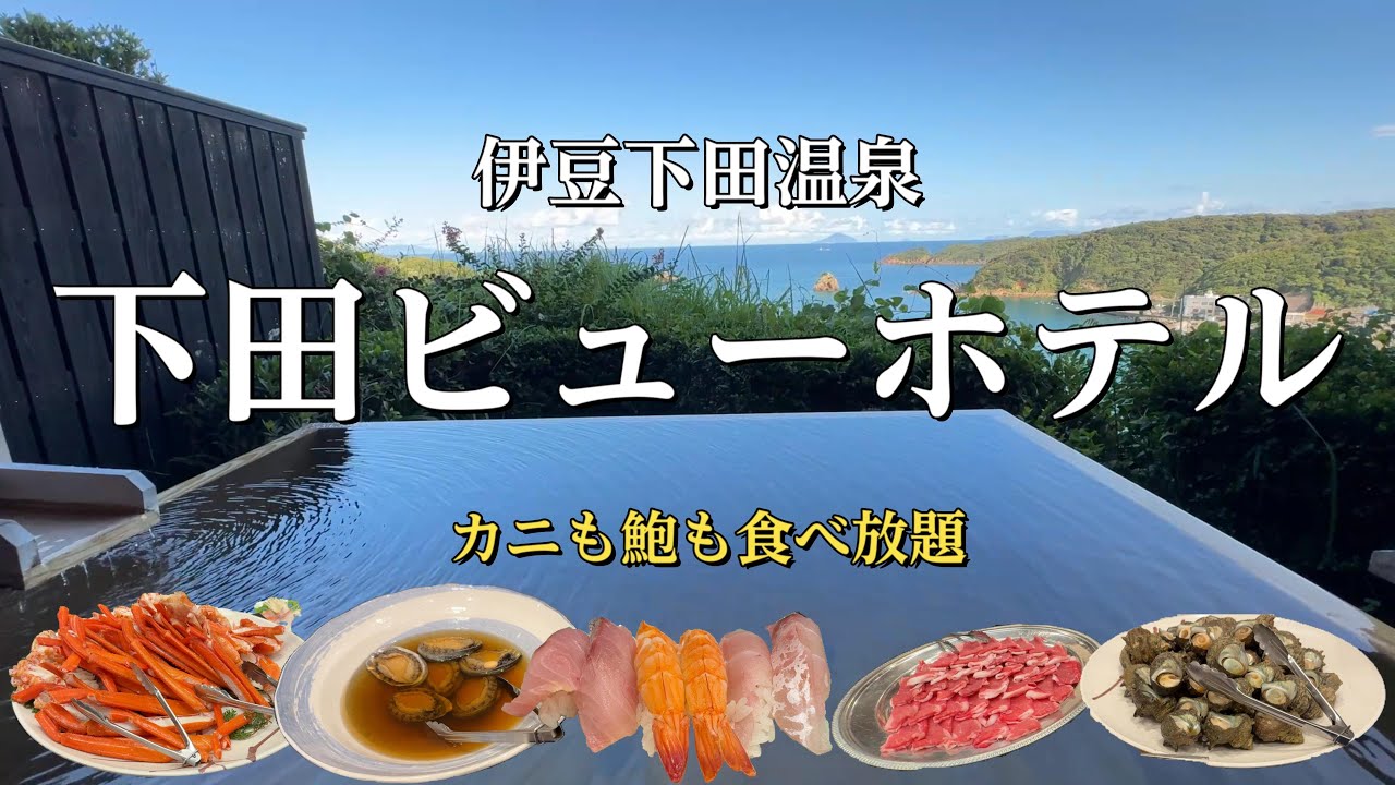 下田ビューホテル（源泉掛け流し露天風呂付客室 ひのき）に泊まって来ました