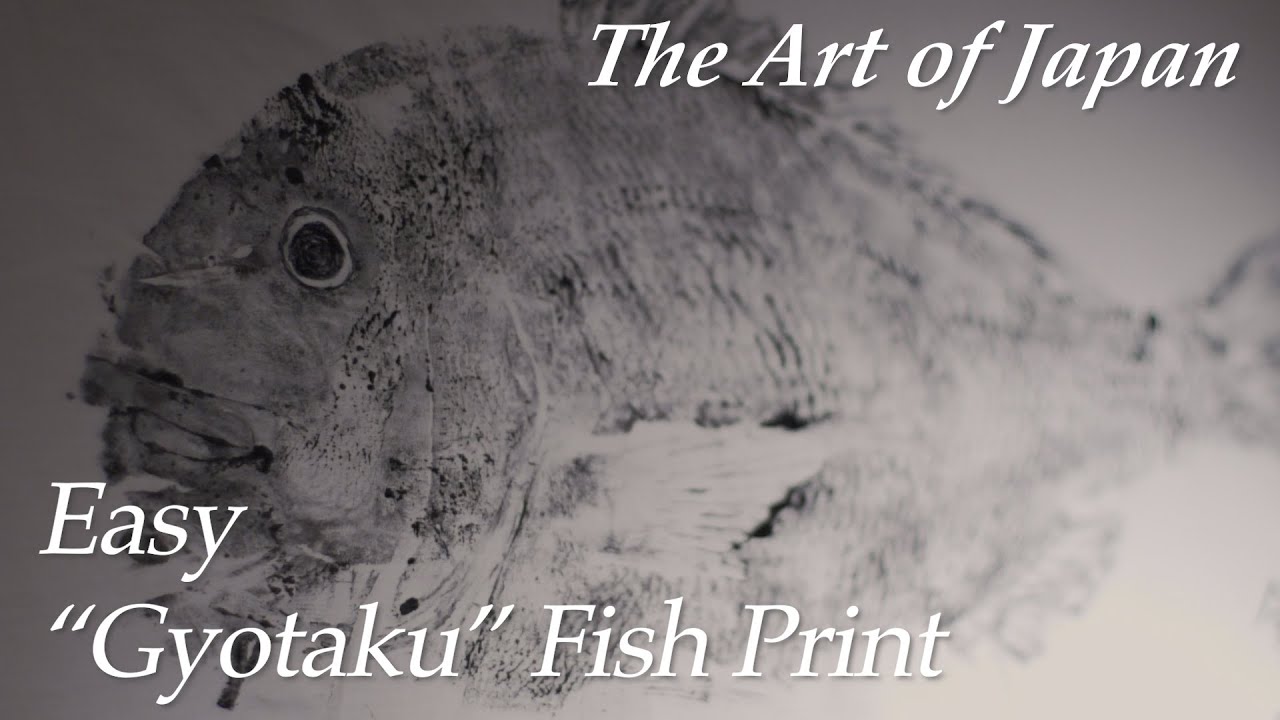 JAPANESE GYOTAKU FISH PRINT | EASY ART