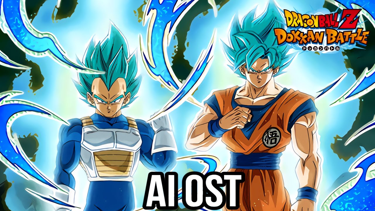 Dragon Ball Z: Dokkan Battle - LR AGL Super Saiyan Blue Goku & Vegeta Intro OST (Extended by AI)