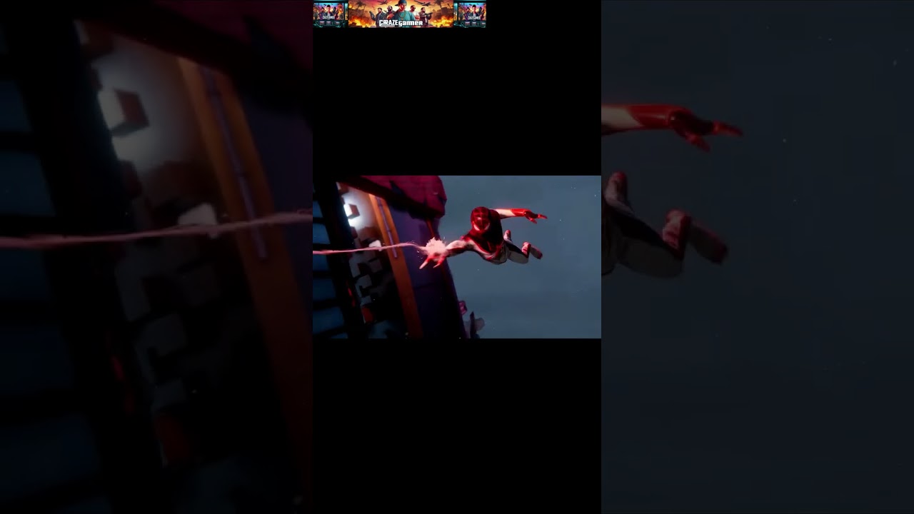 II AWESOME SCENE FROM SPIDERMAN MILES-MORALES II PART-3 #shorts #crazegamer297