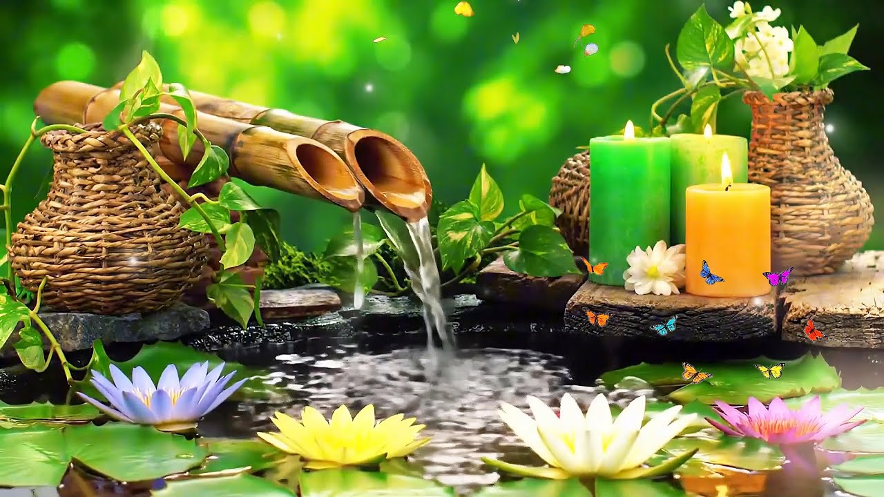 Soothing Piano + Water Sounds for Sleep and Insomnia - Stress Relief Music, Meditation, Healing