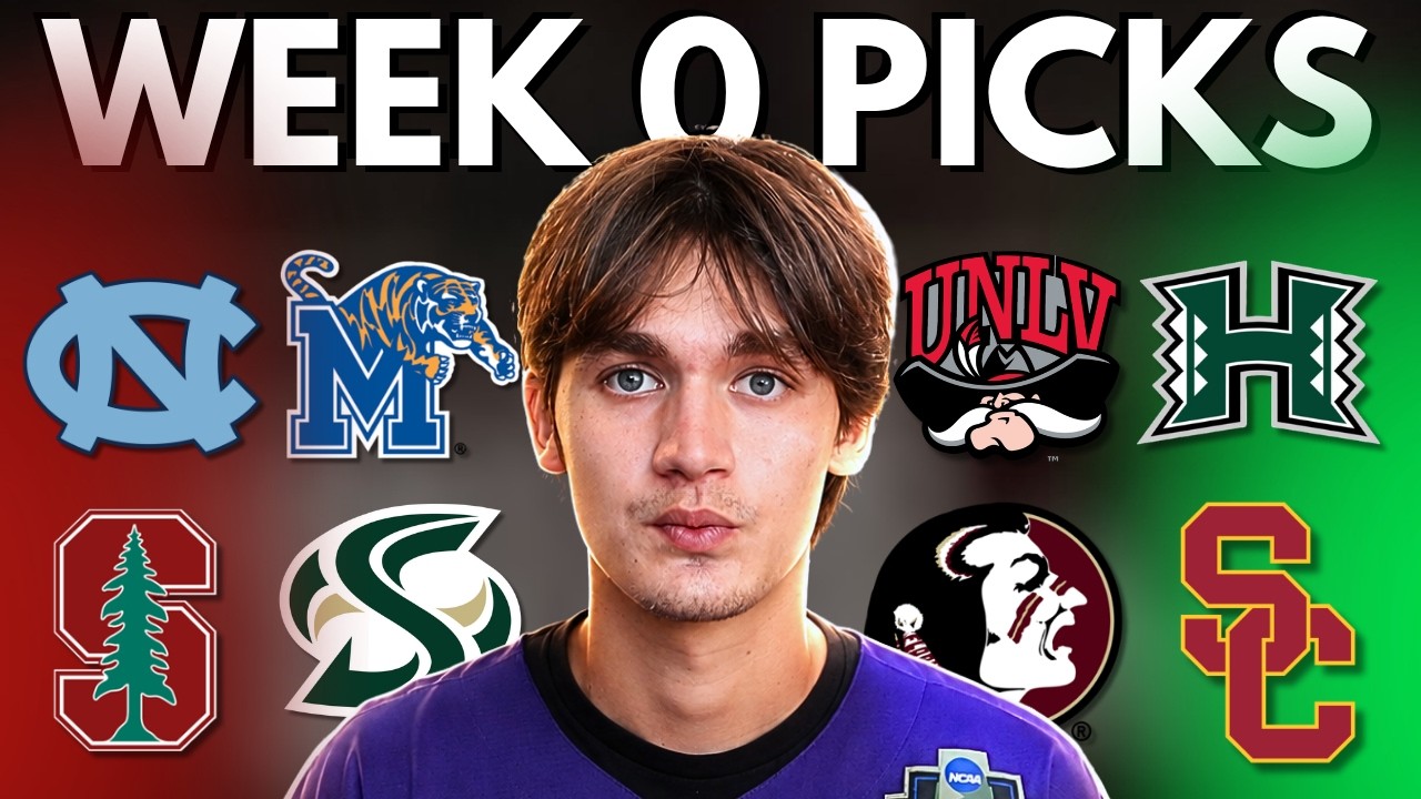 Predicting EVERY Week 0 College Football Game!