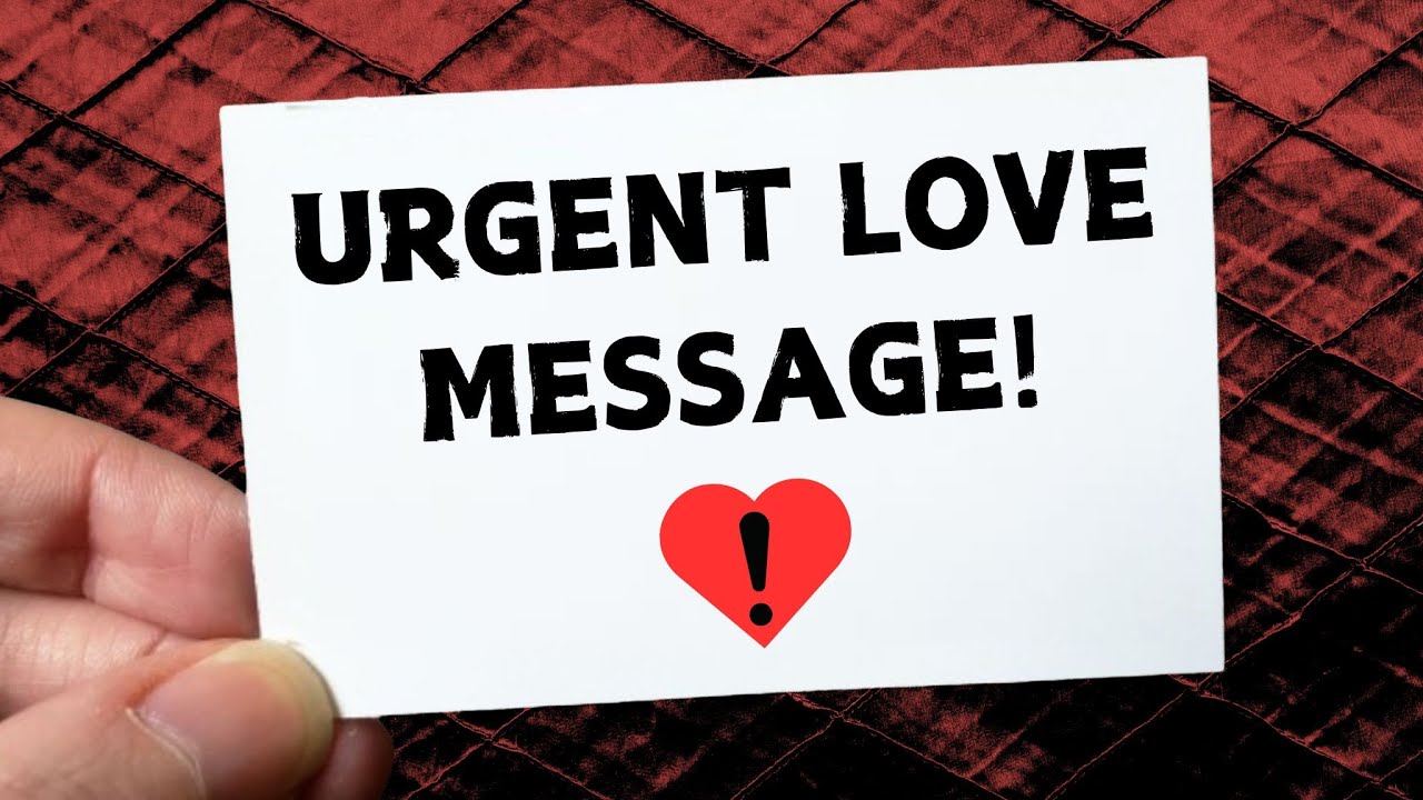 An **URGENT LOVE MESSAGE** from Spirit YOU MUST HEAR‼️ (DON'T MISS THIS!)
